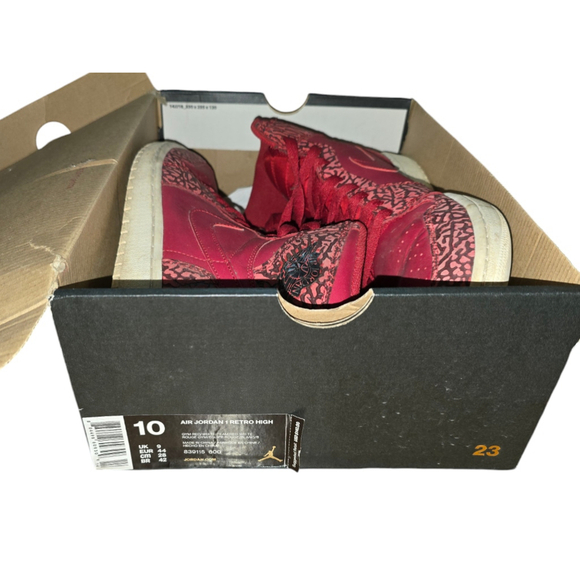 Nike Air Jordan 1 Retro High Gym Red Elephant Print 839115-600 Men’s Size 10 main image 7